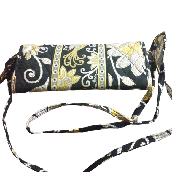 Retired Vera Bradley Yellow Bird Crossbody Wallet Attachable Strap Multipocketed - Picture 12 of 12